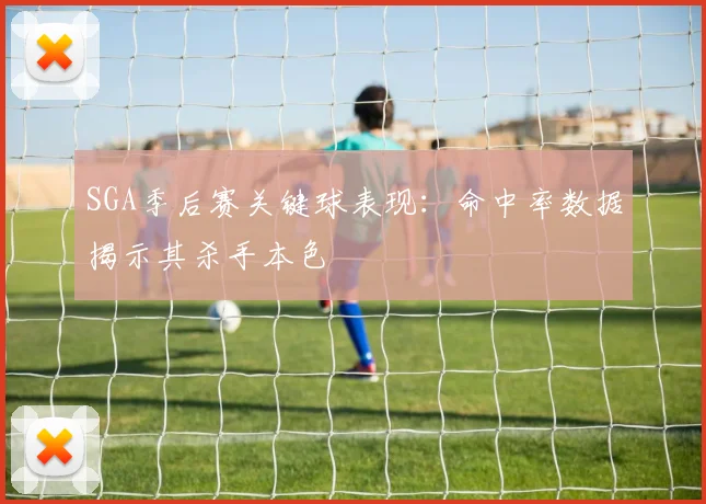 SGA季后赛关键球表现:命中率数据揭示其杀手本色